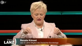 Renate Künast lobt Razzia-Methodik wegen „Hass im Netz“Bei Markus #Lanz lobte di…