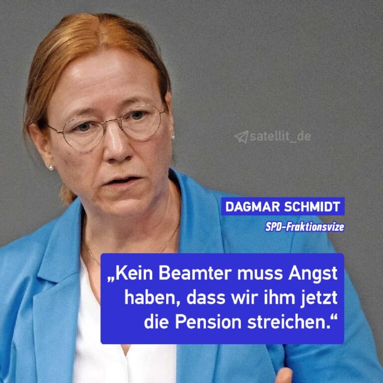 SPD-Fraktionsvize Schmidt verteidigt Bas‘ Rentenversicherungs-VorstoßSPD-Fraktio…