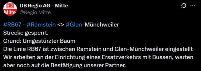 Unwetter über #Deutschland: Mehrere #VerletzteIn Trier fiel wegen eines Sturms e...