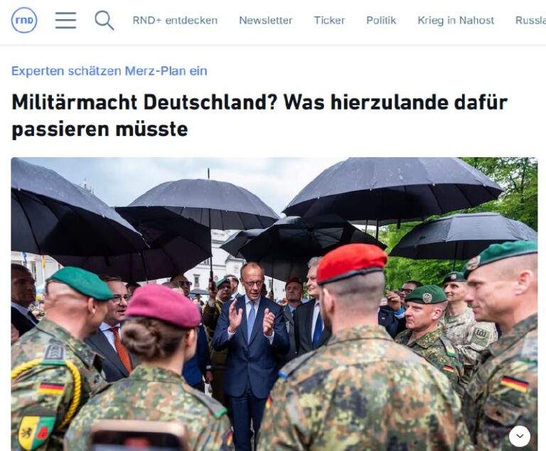 „Stärkste Armee Europas“: Wirtschaftsverband hält Merz-Ziel für erreichbarKanzle…