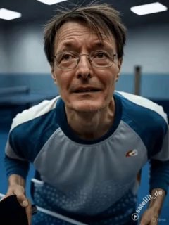 Lauterbach darf kein Tischtennis mehr im Ministeriumskeller spielenDer SPD-Polit…