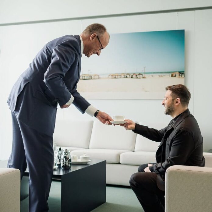  Merz will europäische Führung bei Ukraine-Gesprächen übernehmenBundeskanzler Fr...