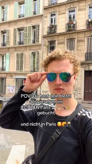 TikToker zu aktueller Situation auf Pariser Straßen    POV: Du hast dein Hotel a…
