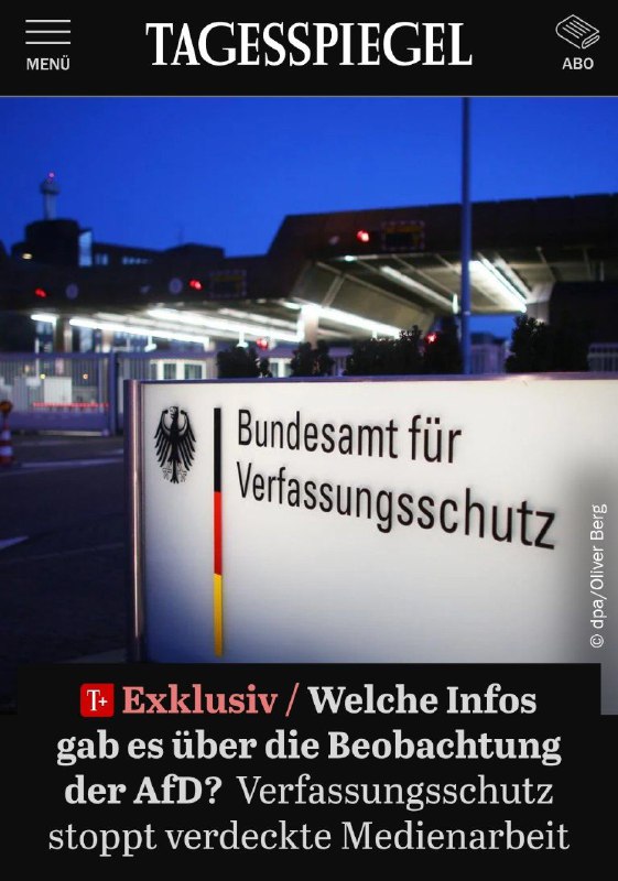 Verfassungsschutz führte Hintergrundgespräche mit Journalisten vor AfD-Hochstufu…