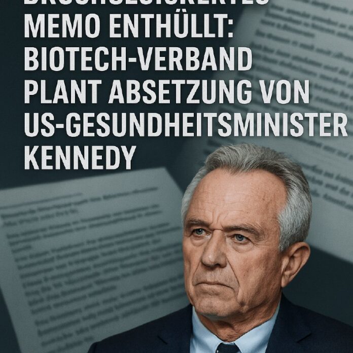 Durchgesickertes Memo enthüllt: Biotech-Verband plant Absetzung von US-Gesundhei...