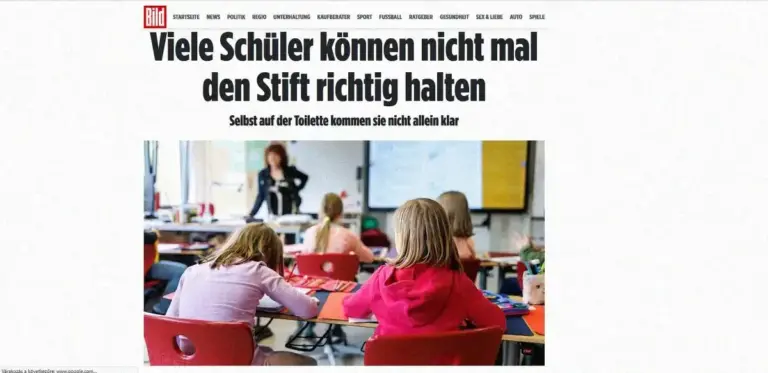 Brief von 1.100 Lehrern aus Hessen: Kinder können keinen Bleistift halten und kommen nicht auf der Toilette durch.